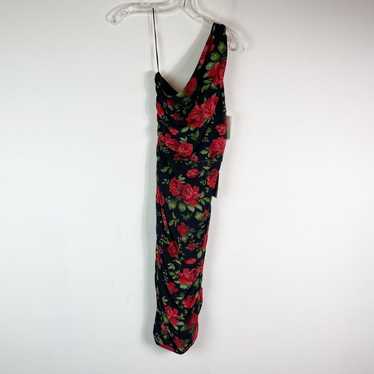 Love By Design NWOT Black Floral One-Shoulder Bod… - image 1