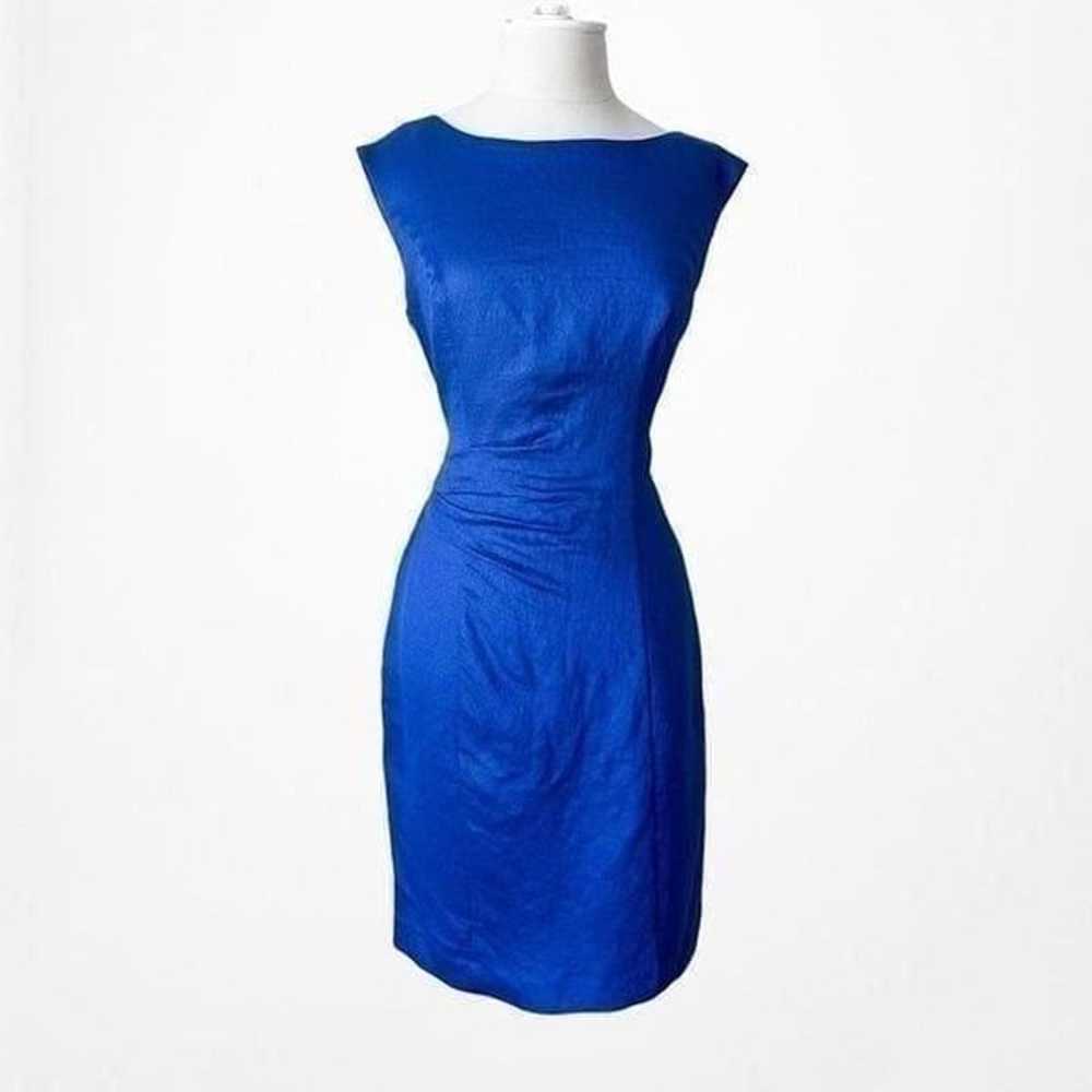 Ellen Tracy Blue Cocktail Knee Length Bodycon Dre… - image 3