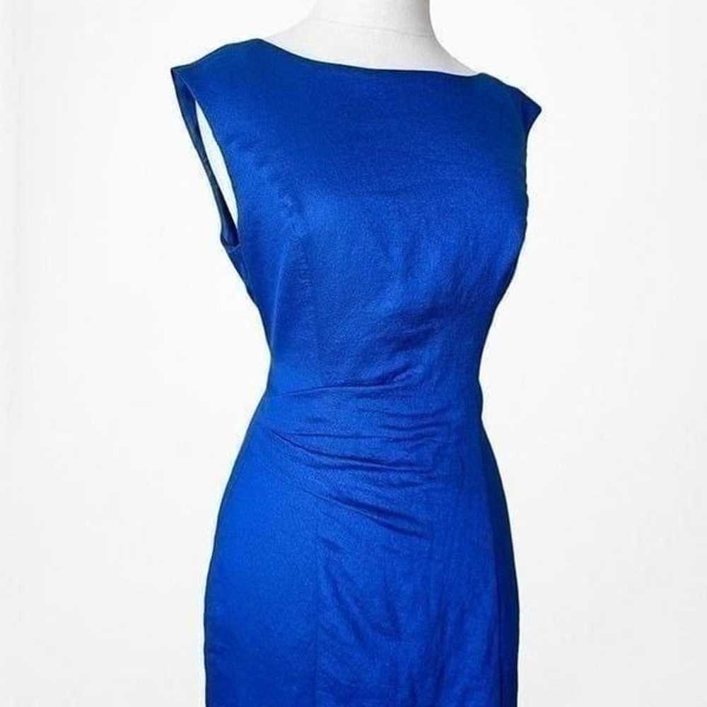 Ellen Tracy Blue Cocktail Knee Length Bodycon Dre… - image 5