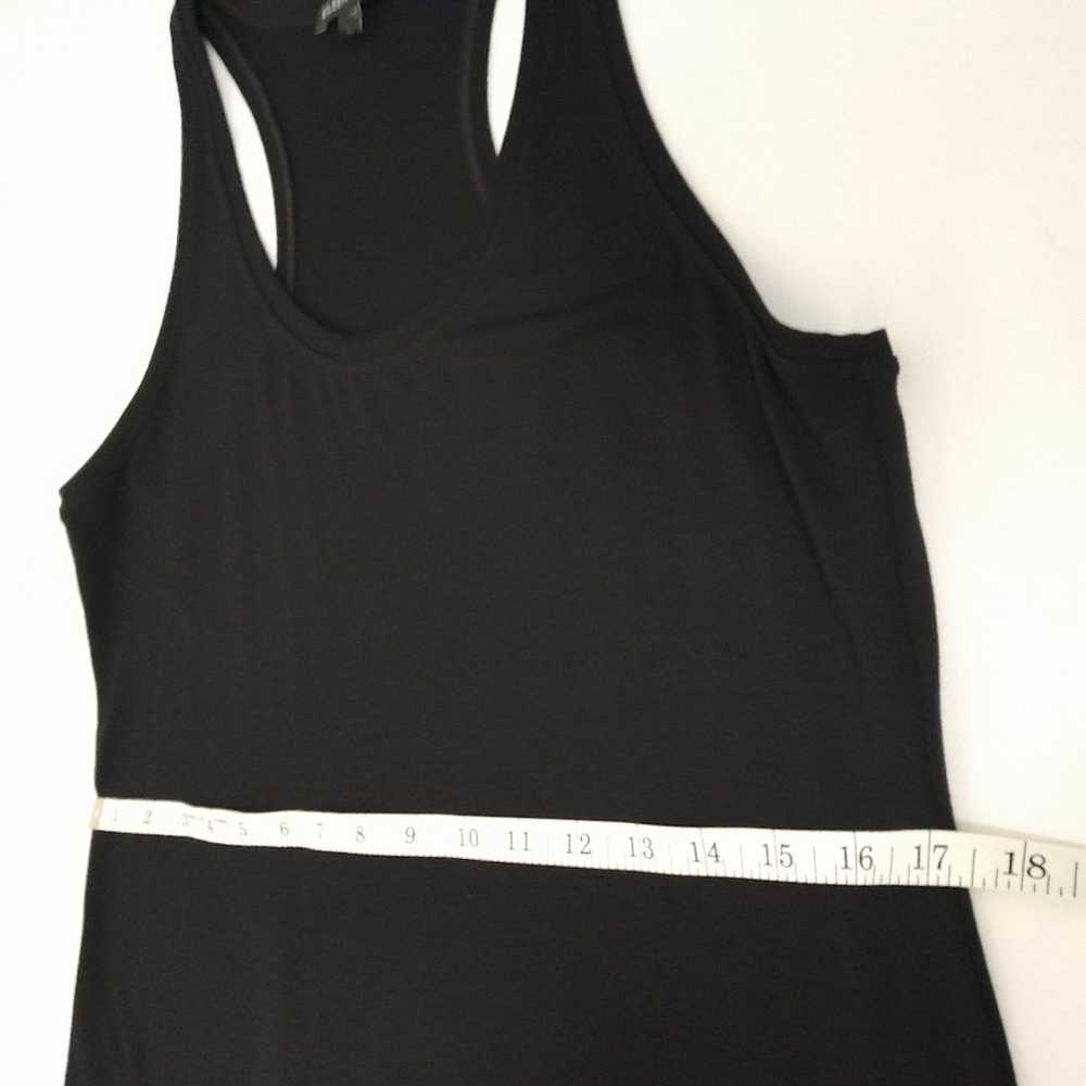 Eileen Fisher Maxi Dress Black Racerback Viscose … - image 7