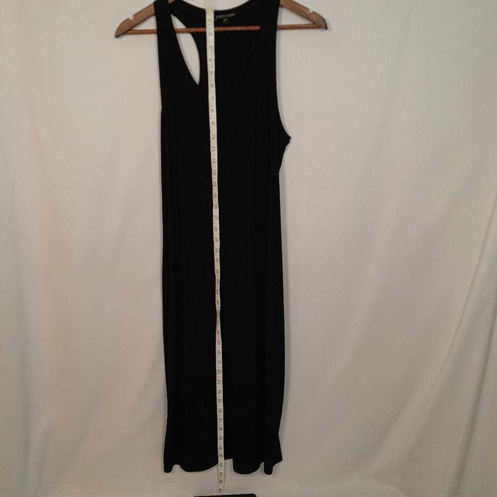 Eileen Fisher Maxi Dress Black Racerback Viscose … - image 8