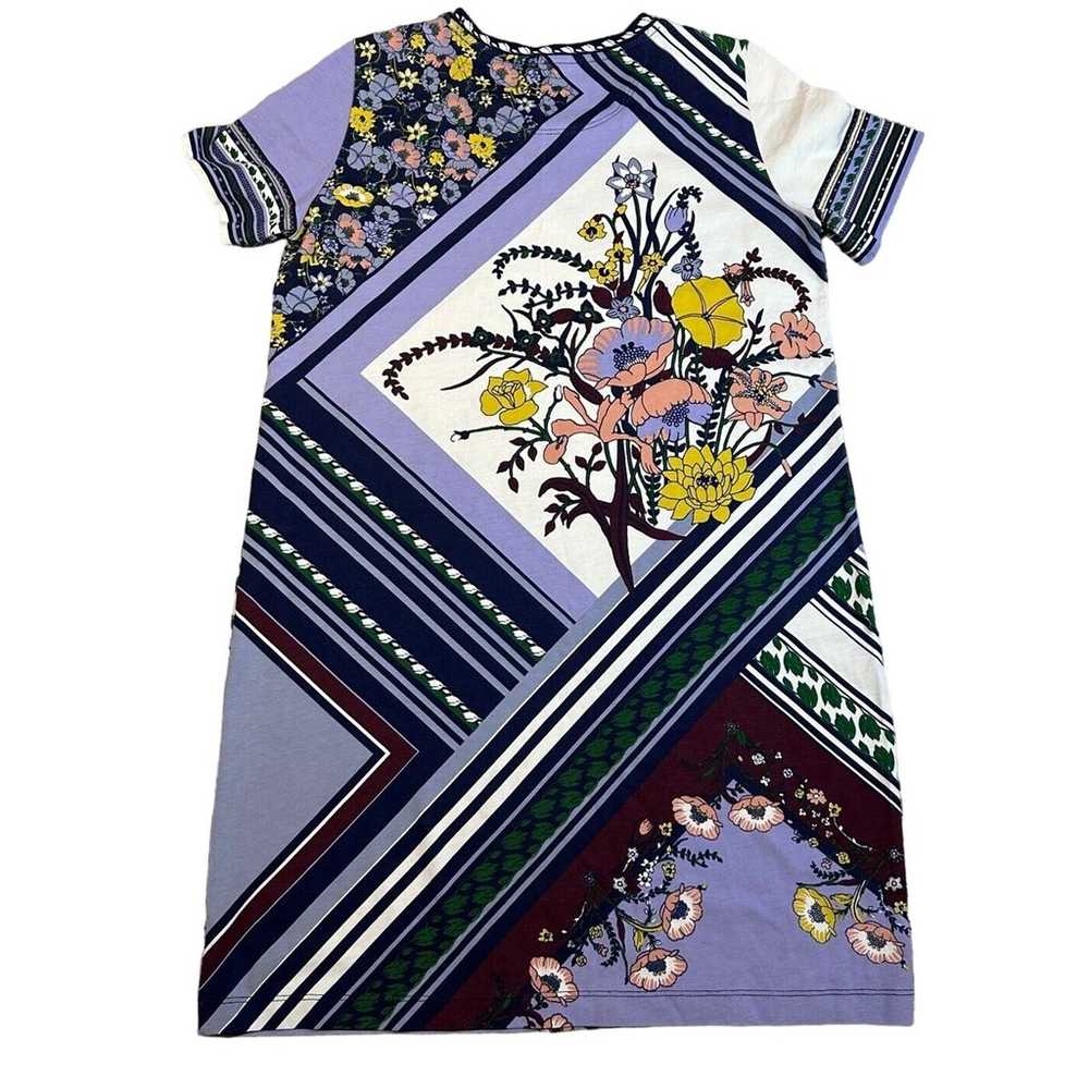 Tory Burch Womens Abstract Floral T Shirt Dress M… - image 9