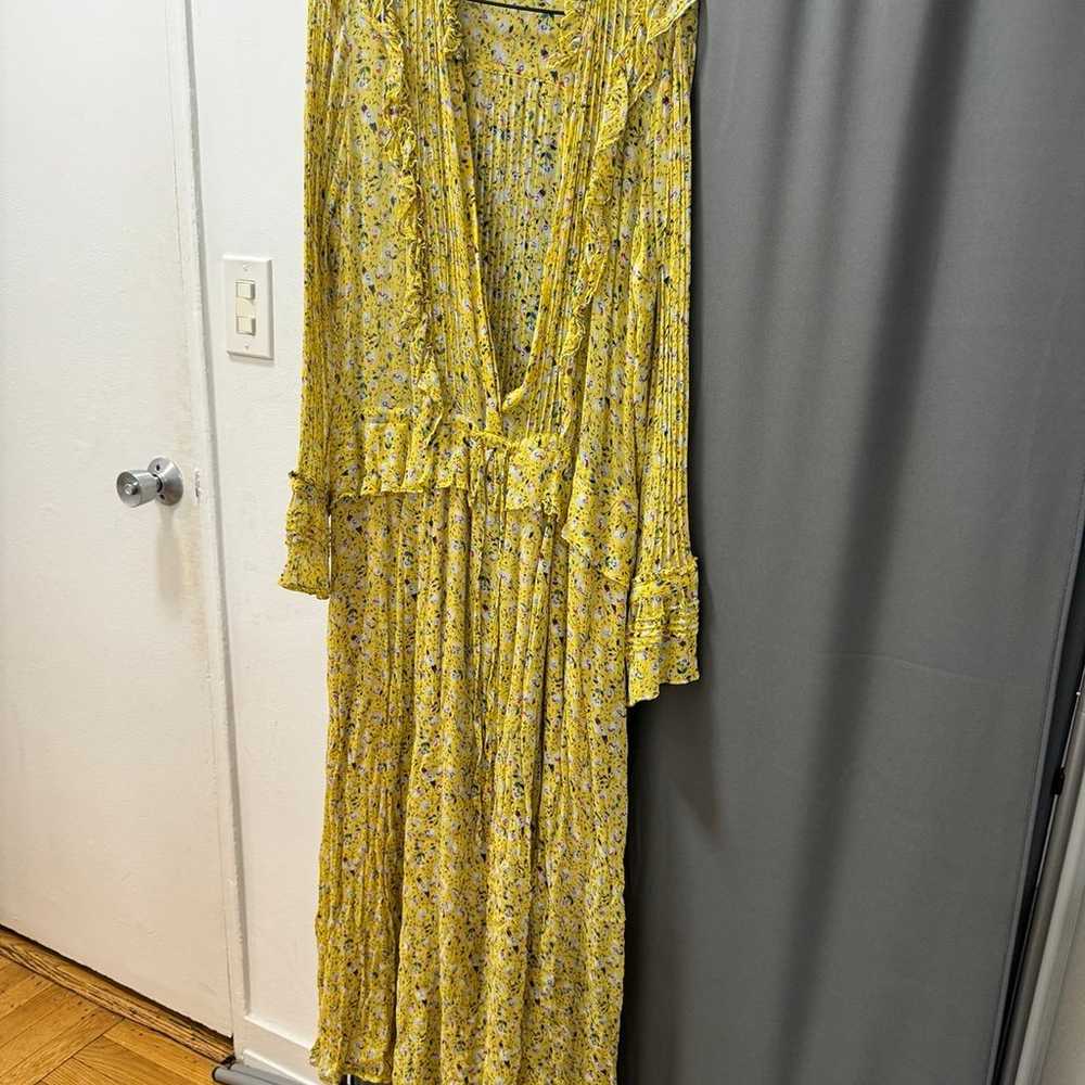 Zadig and Voltaire Dress Yellow Flower Print size… - image 12