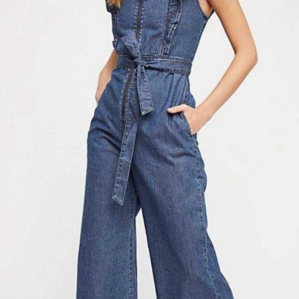 Free People Zip Front Jumpsuit - image 1