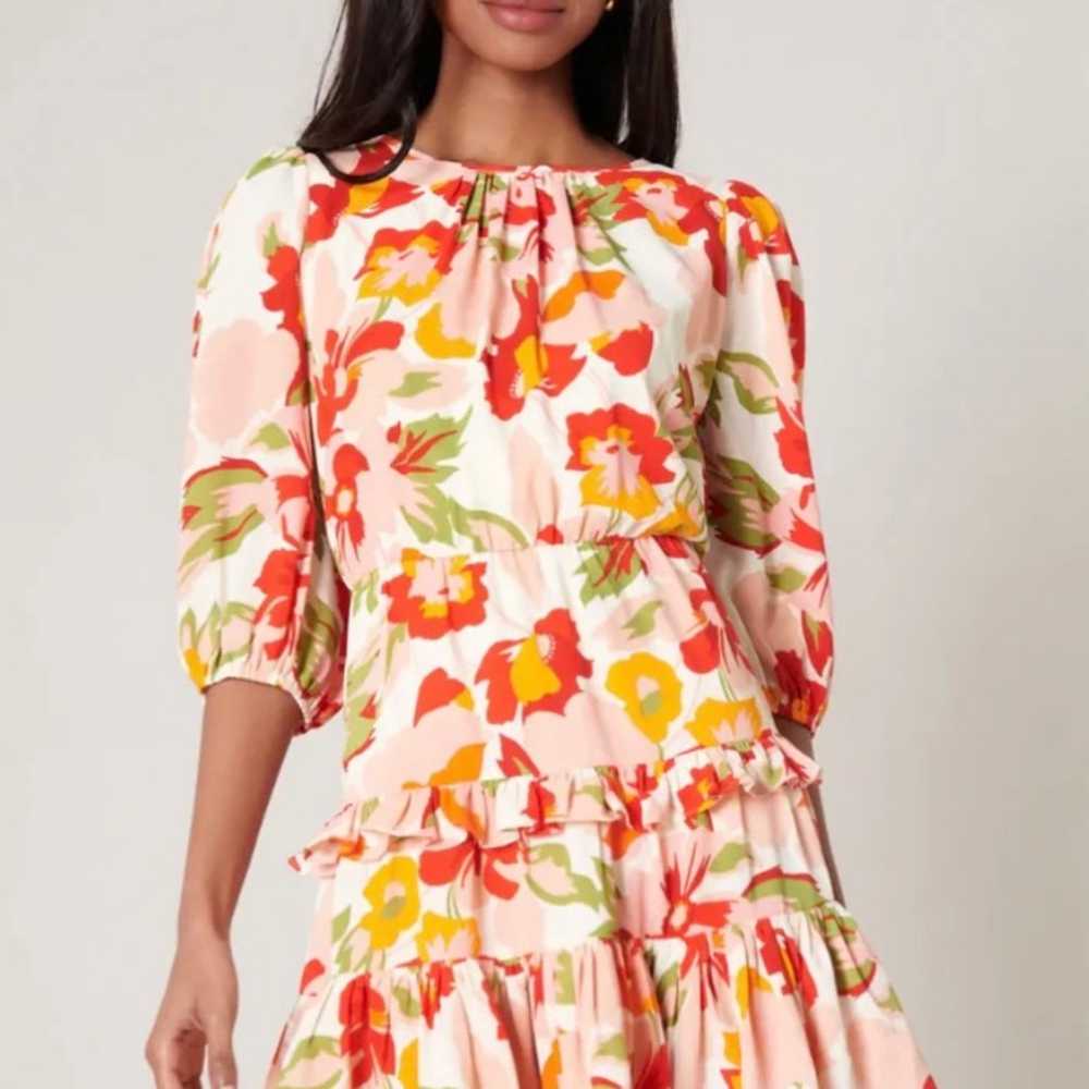 Sugarlips Kailua Floral Ruffle Dress - image 1