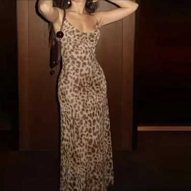 Elegant Animal print dress leopard