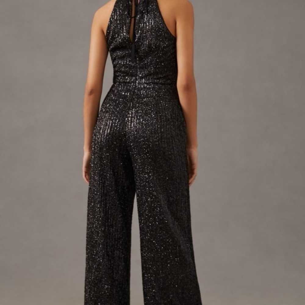 Anthropologie Maeve Sequin Disco Jumpsuit - image 2