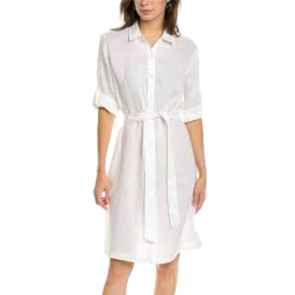 NEW J.MCLAUGHLIN Pure Linen Miranda Shirt Dress i… - image 2