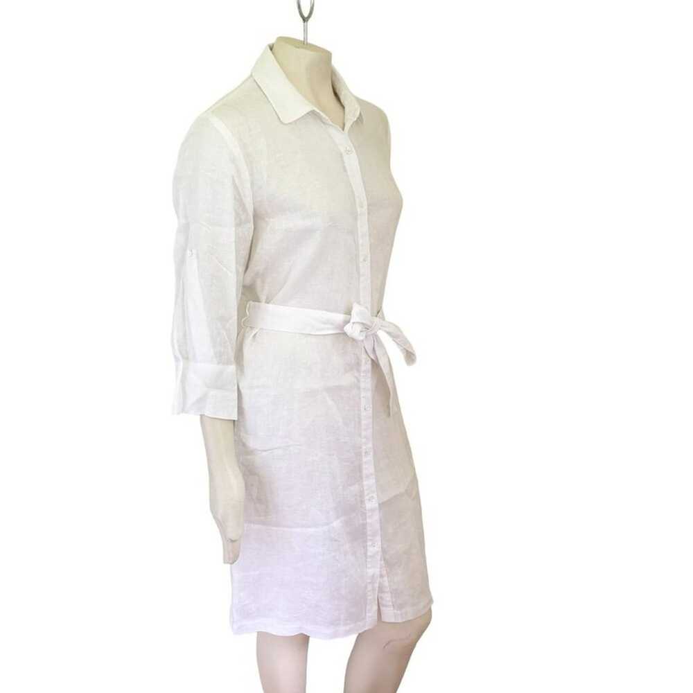 NEW J.MCLAUGHLIN Pure Linen Miranda Shirt Dress i… - image 5