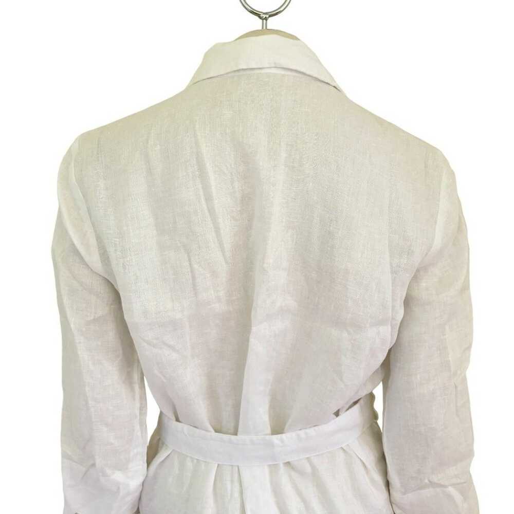 NEW J.MCLAUGHLIN Pure Linen Miranda Shirt Dress i… - image 6