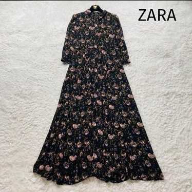 ZARA Floral Print Long One-Piece