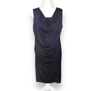 Robert Rodriguez Lydia Black Sleeveless Ruched Dr… - image 1