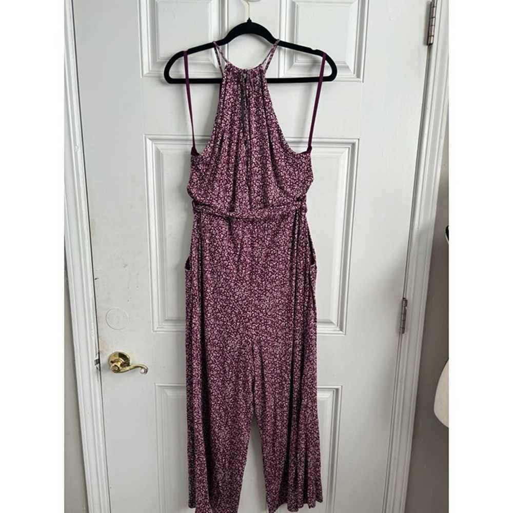 Maeve Anthropologie Halter wide leg Jumpsuit Larg… - image 7