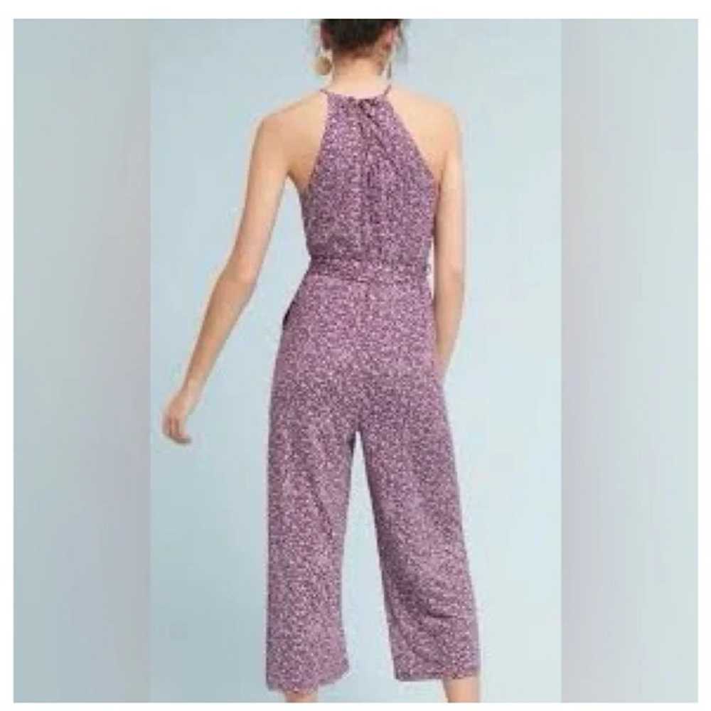 Maeve Anthropologie Halter wide leg Jumpsuit Larg… - image 9