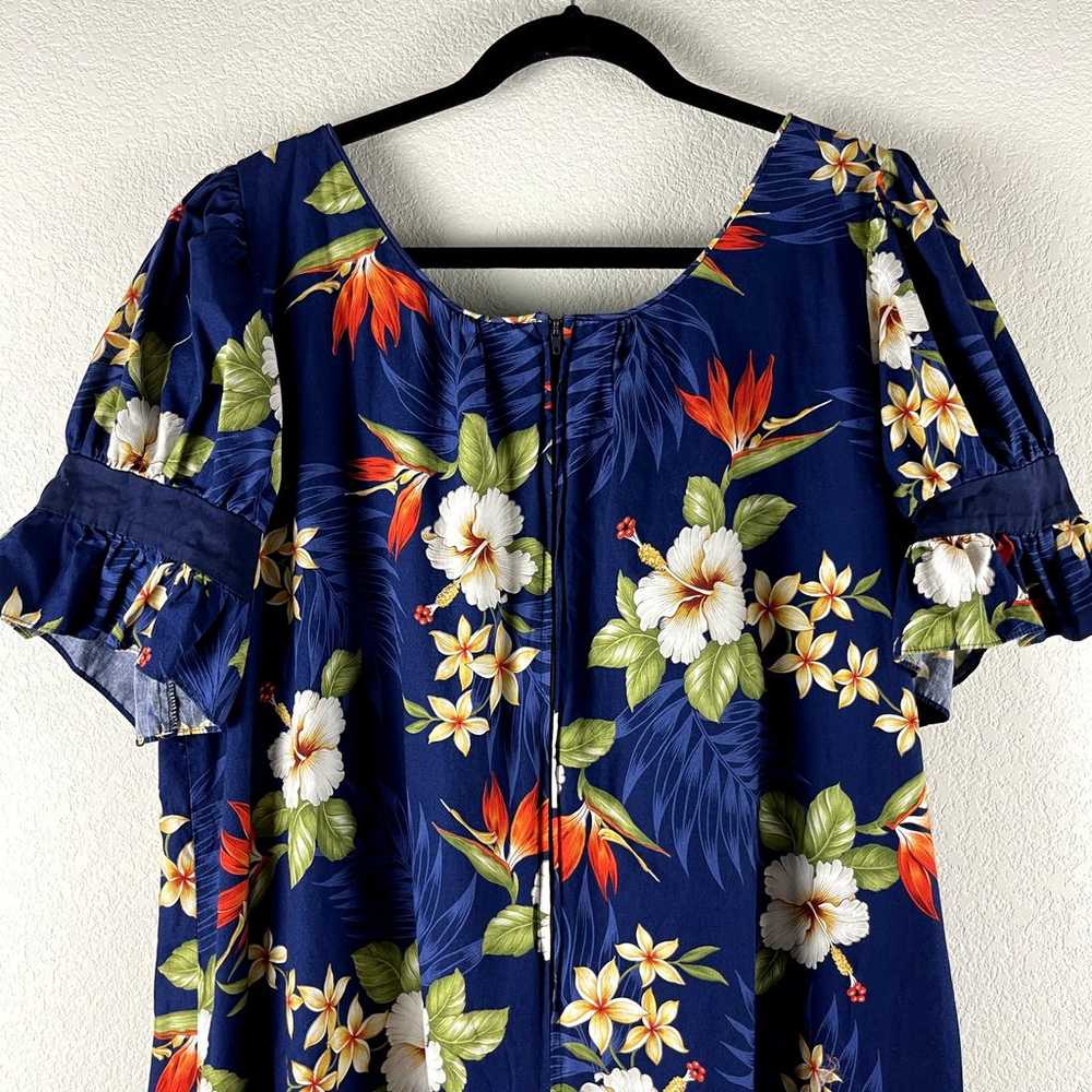 Vintage T&L Muumuu Factory Hawaii Maxi Dress Wome… - image 10