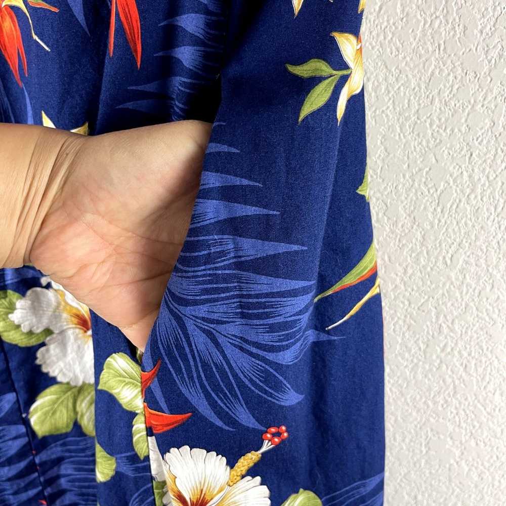 Vintage T&L Muumuu Factory Hawaii Maxi Dress Wome… - image 12