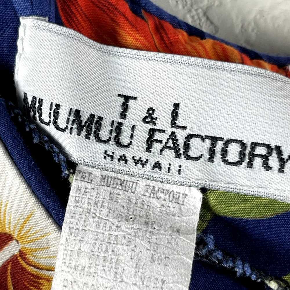 Vintage T&L Muumuu Factory Hawaii Maxi Dress Wome… - image 5