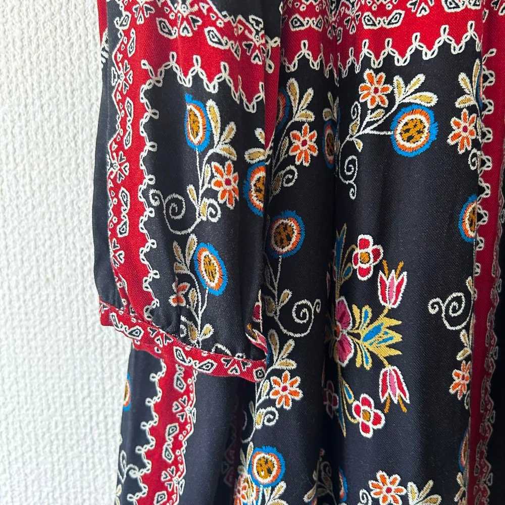 17 Zara long one-piece ethnic floral pattern long… - image 6