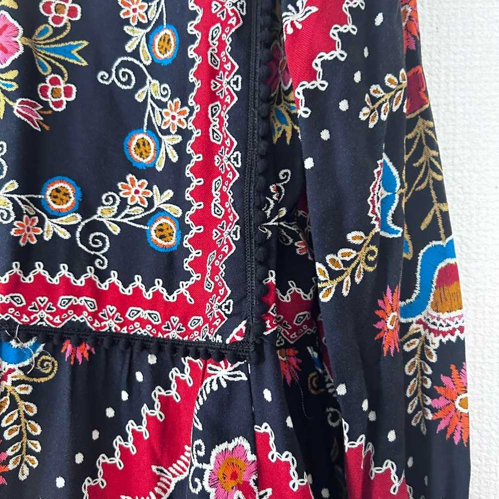 17 Zara long one-piece ethnic floral pattern long… - image 9