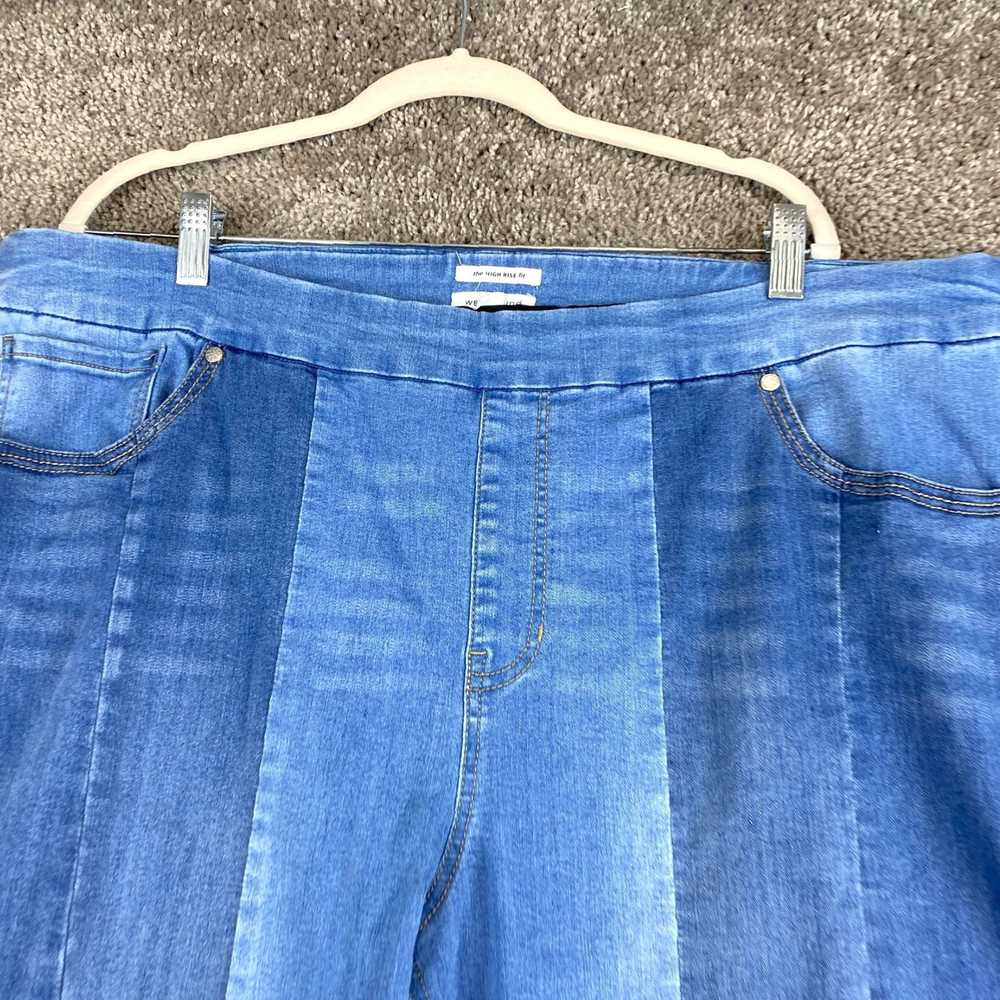 Vintage High Rise Blue Five Pocket Plus Size 24W … - image 2