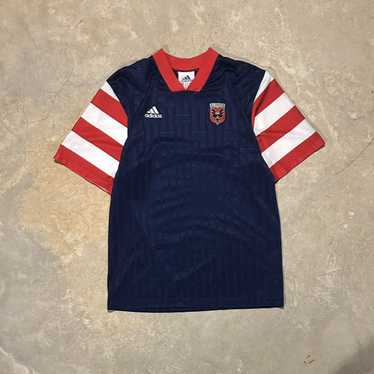 90s DC United MLS Soccer Jersey Home hotsell Short Sleeve Adult XL Kit USMNT Adidas USA