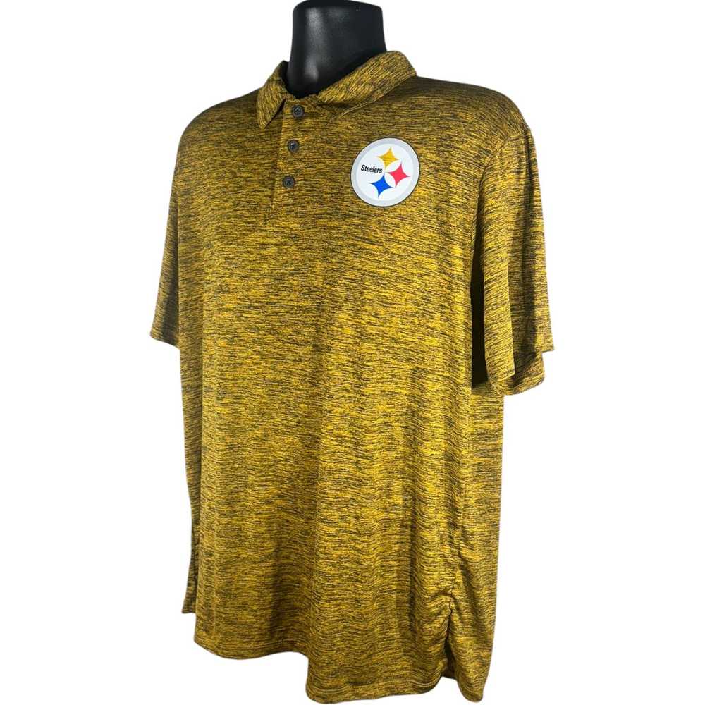 NFL Pittsburgh Steelers NFL Short Sleeve Polo - image 3