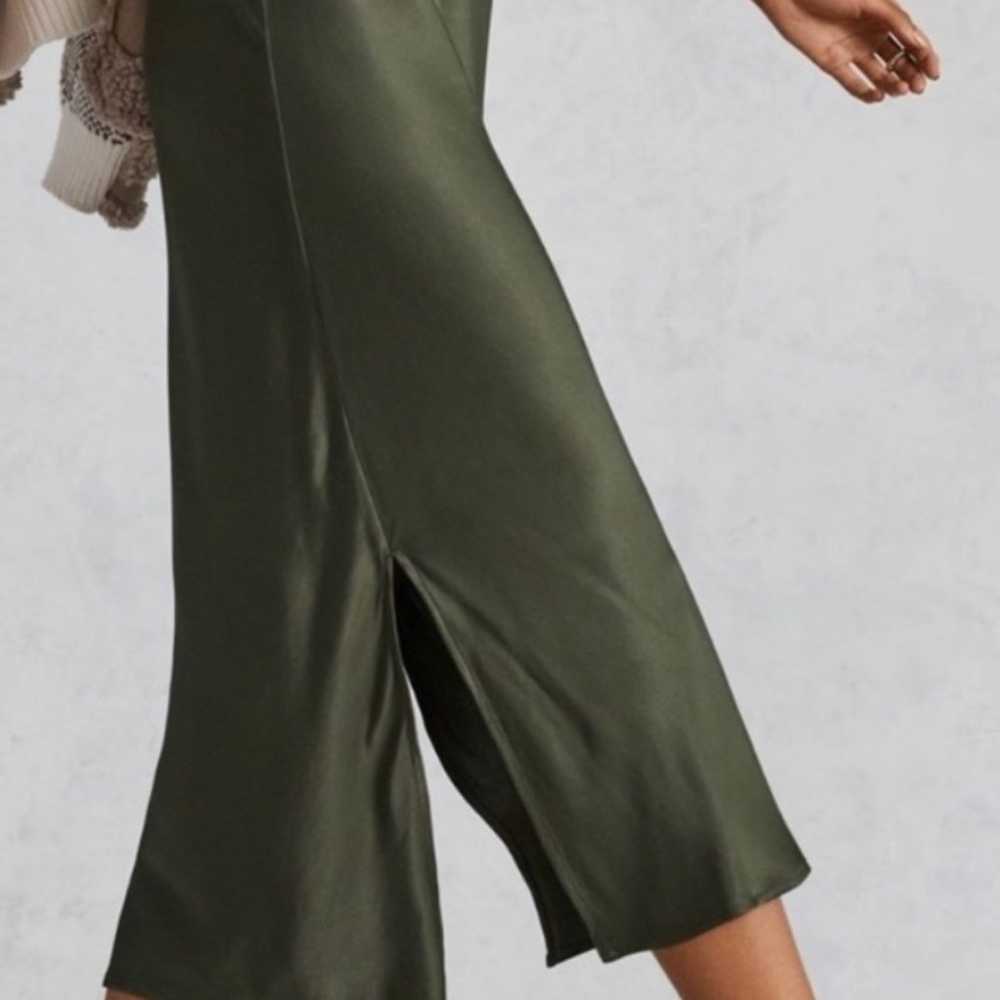 Anthropologie Elise Satin Slip Midi Dress - image 3