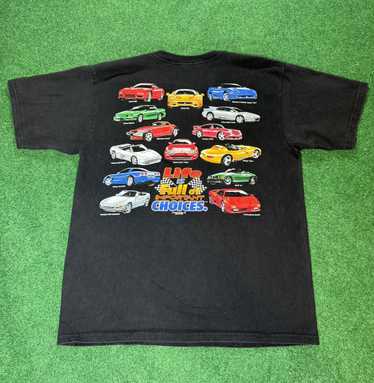 Gildan × Vintage Important Choices Sport Car T Shi