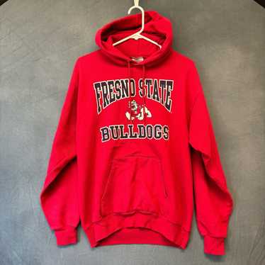 Hanes Vintage Fresno State Bulldogs Hoodie Mens M… - image 1