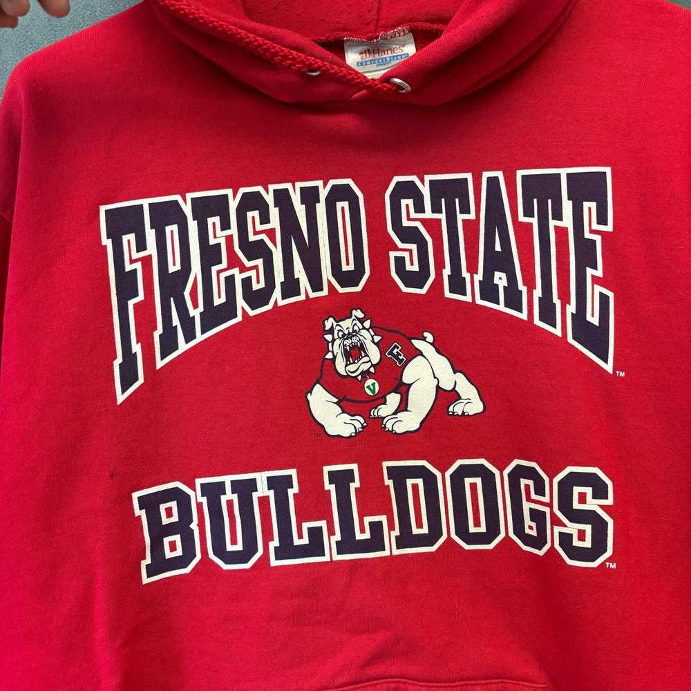 Hanes Vintage Fresno State Bulldogs Hoodie Mens M… - image 8