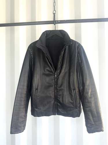 Gucci × Tom Ford Leather Reversible Puffer Jacket