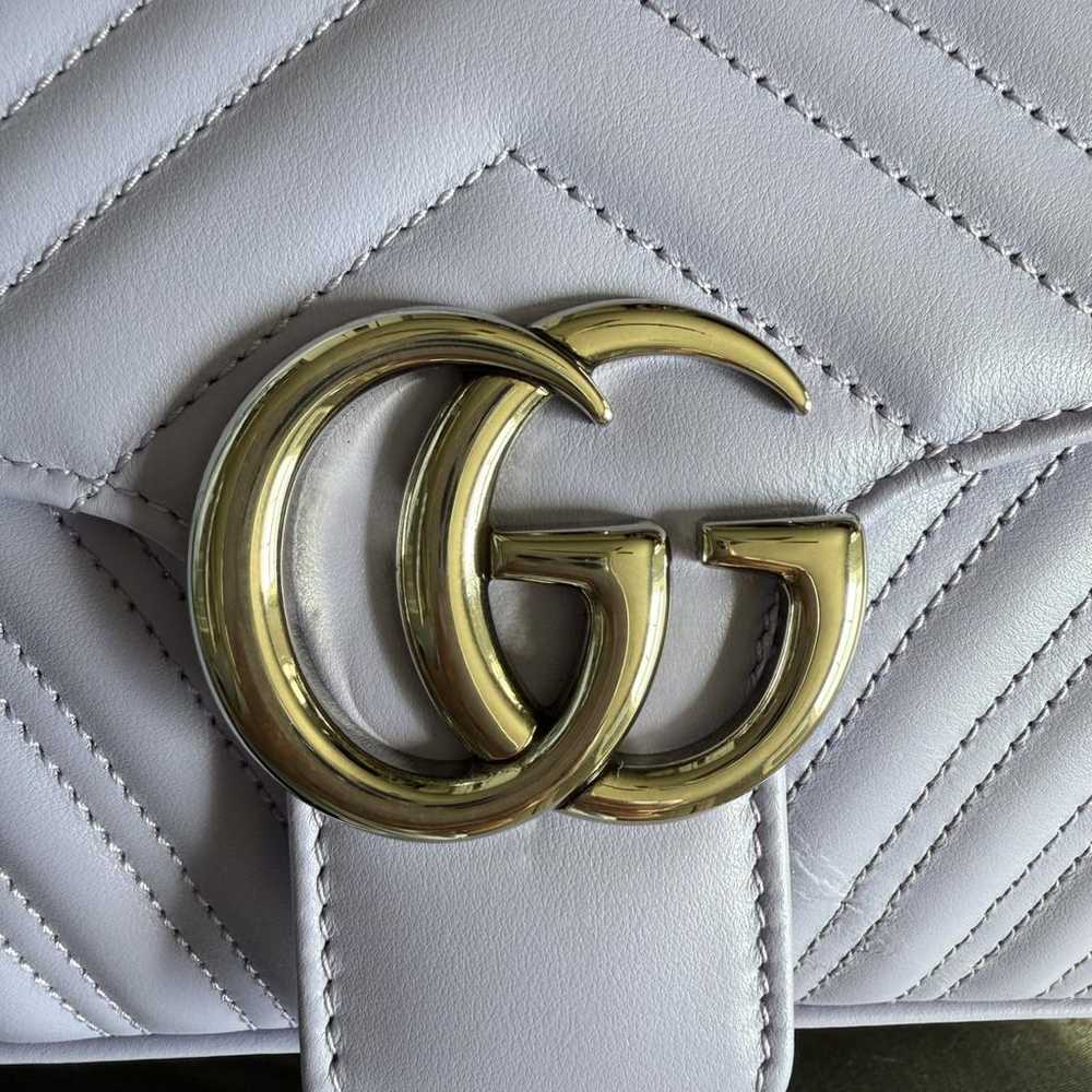 Gucci Gg Marmont Flap leather handbag - image 2