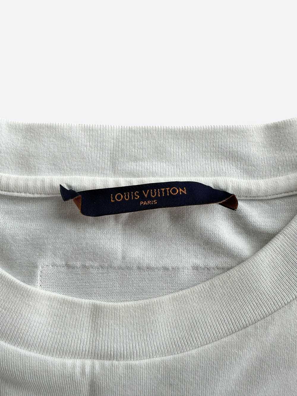 Louis Vuitton Louis Vuitton White & Blue LV Stitc… - image 3