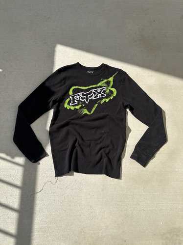 Fox Racing × Vintage Y2K Fox Racing Thermal Shirt