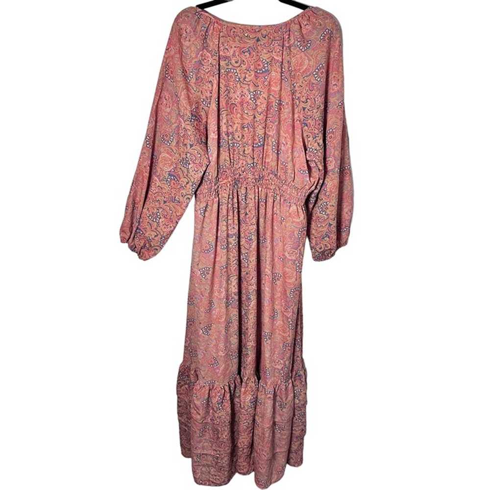 Anthropologie Boemo Maxi Dress Ruffle Tiered Boho… - image 2