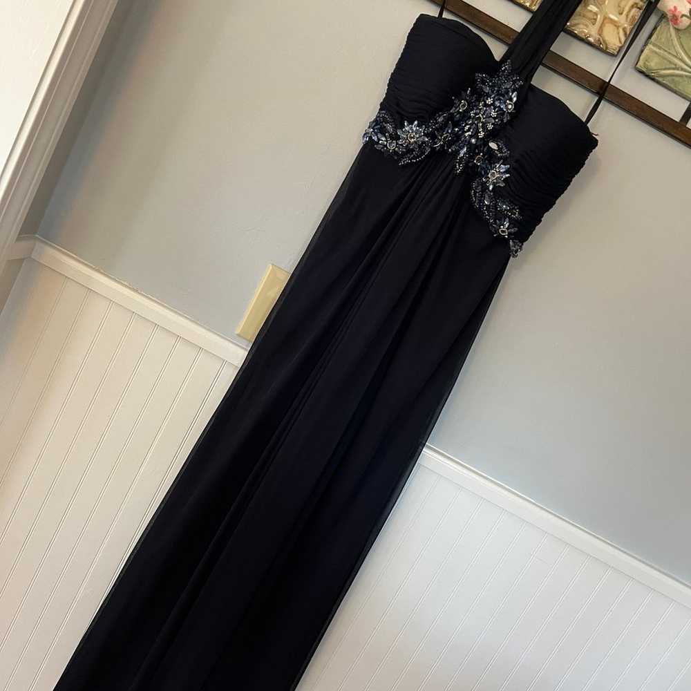 Midnight navy blue formal dress size 4 - image 2