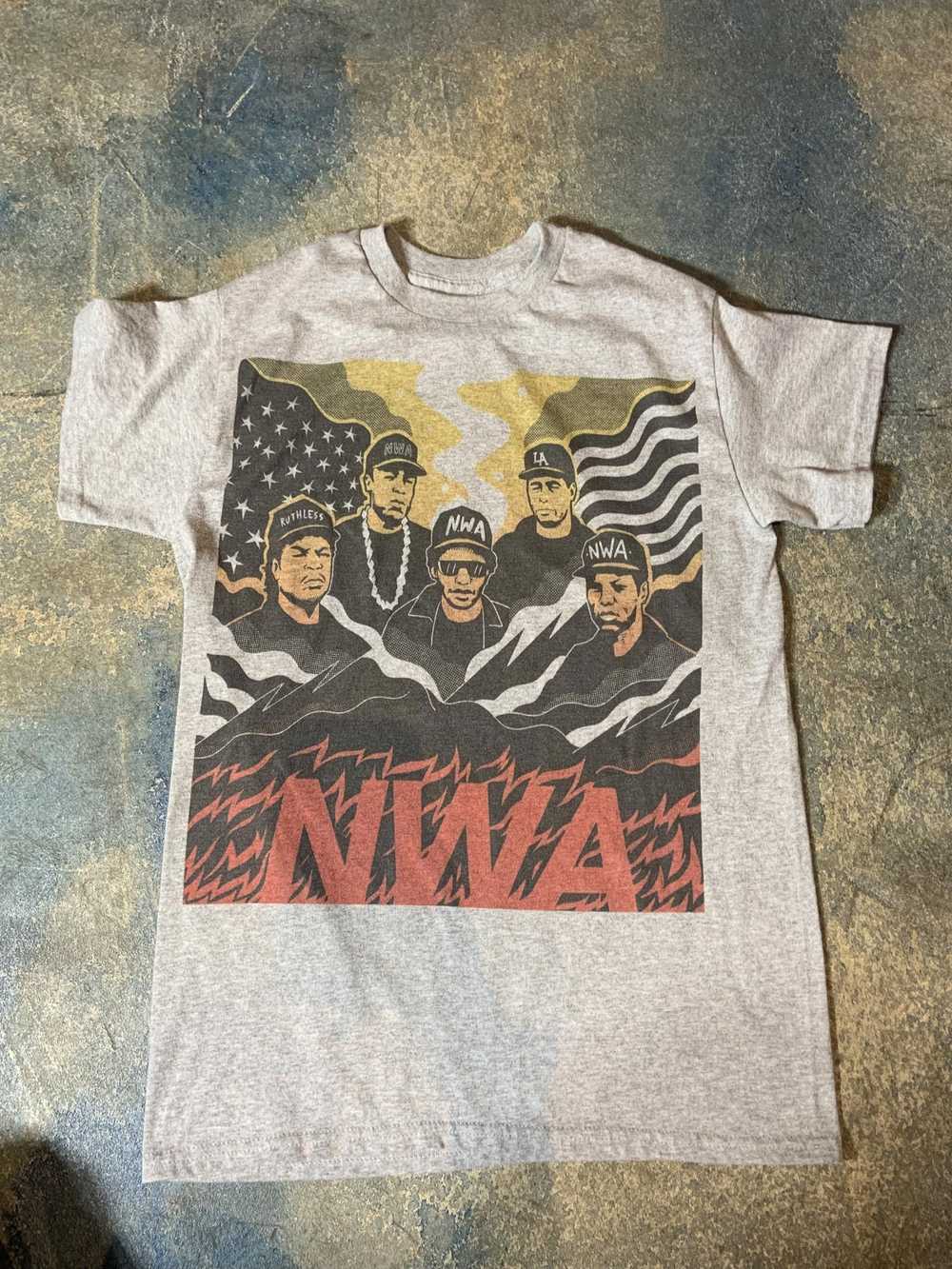 Designer NWA PreOwned Small Band TShirt - image 2