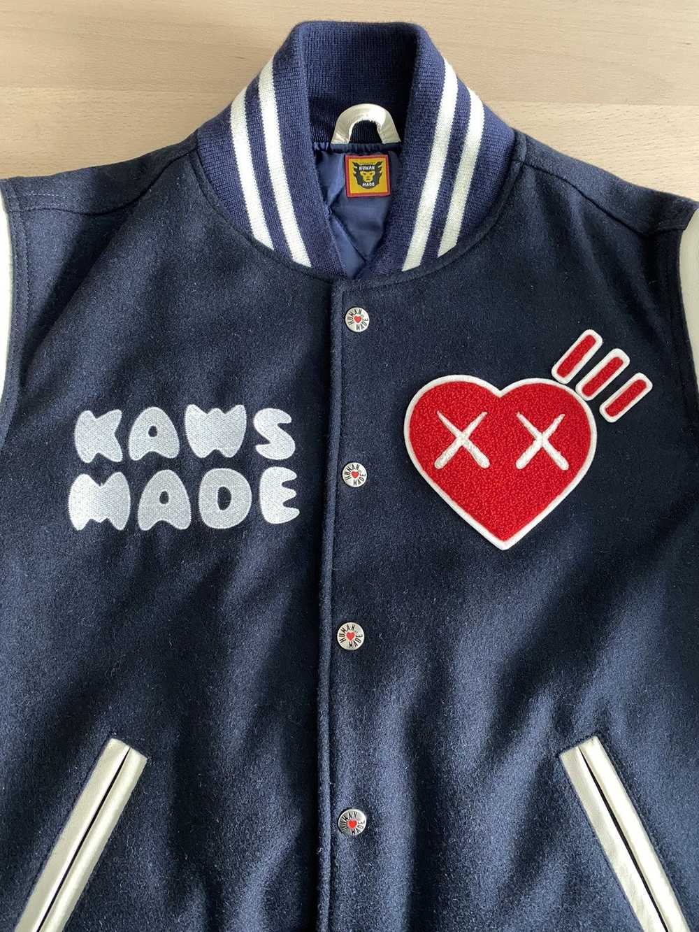 Human Made × Kaws × Nigo Human Made x KAWS Varsit… - image 2