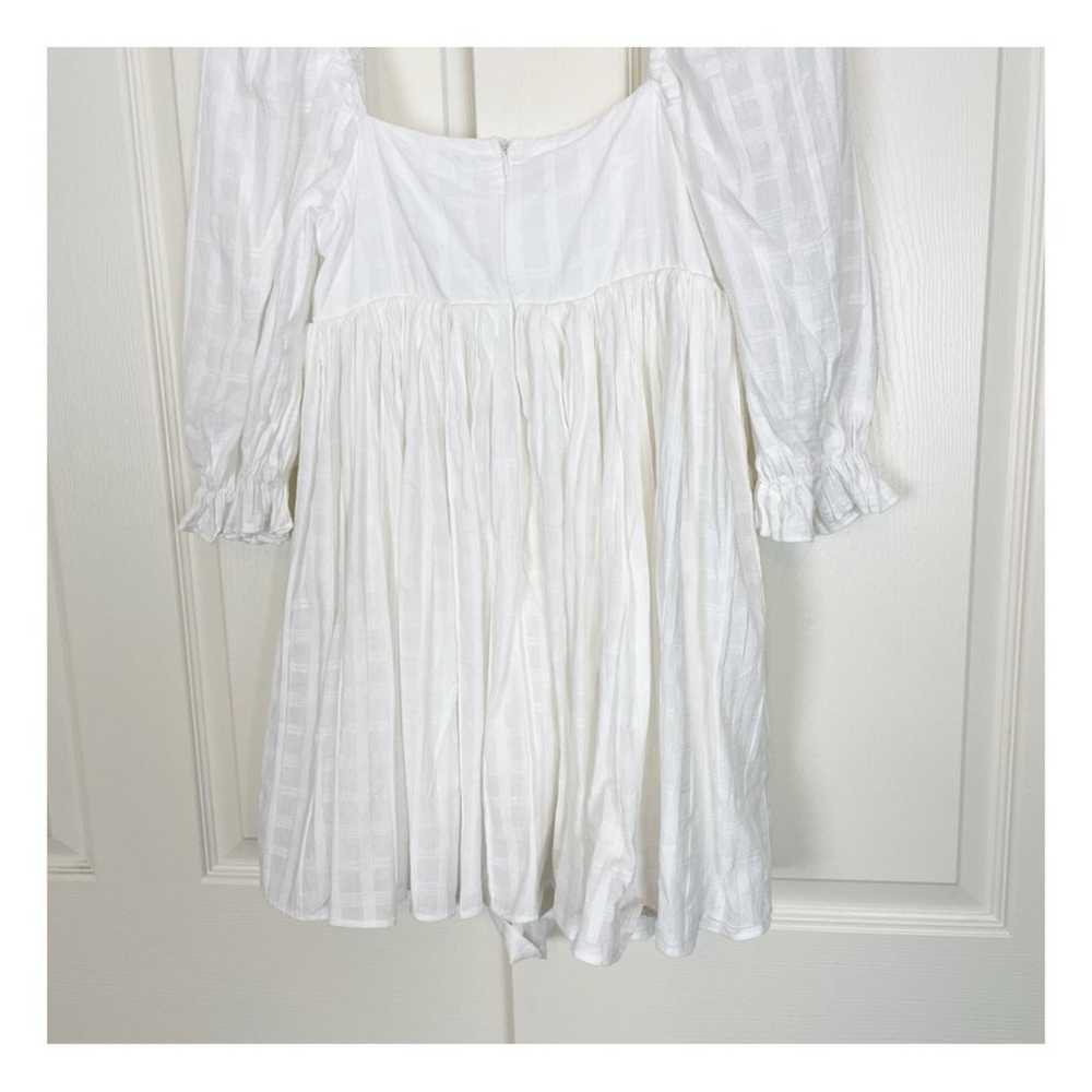 ISALIS Ivory Puff Sleeve Mini Dress - image 7