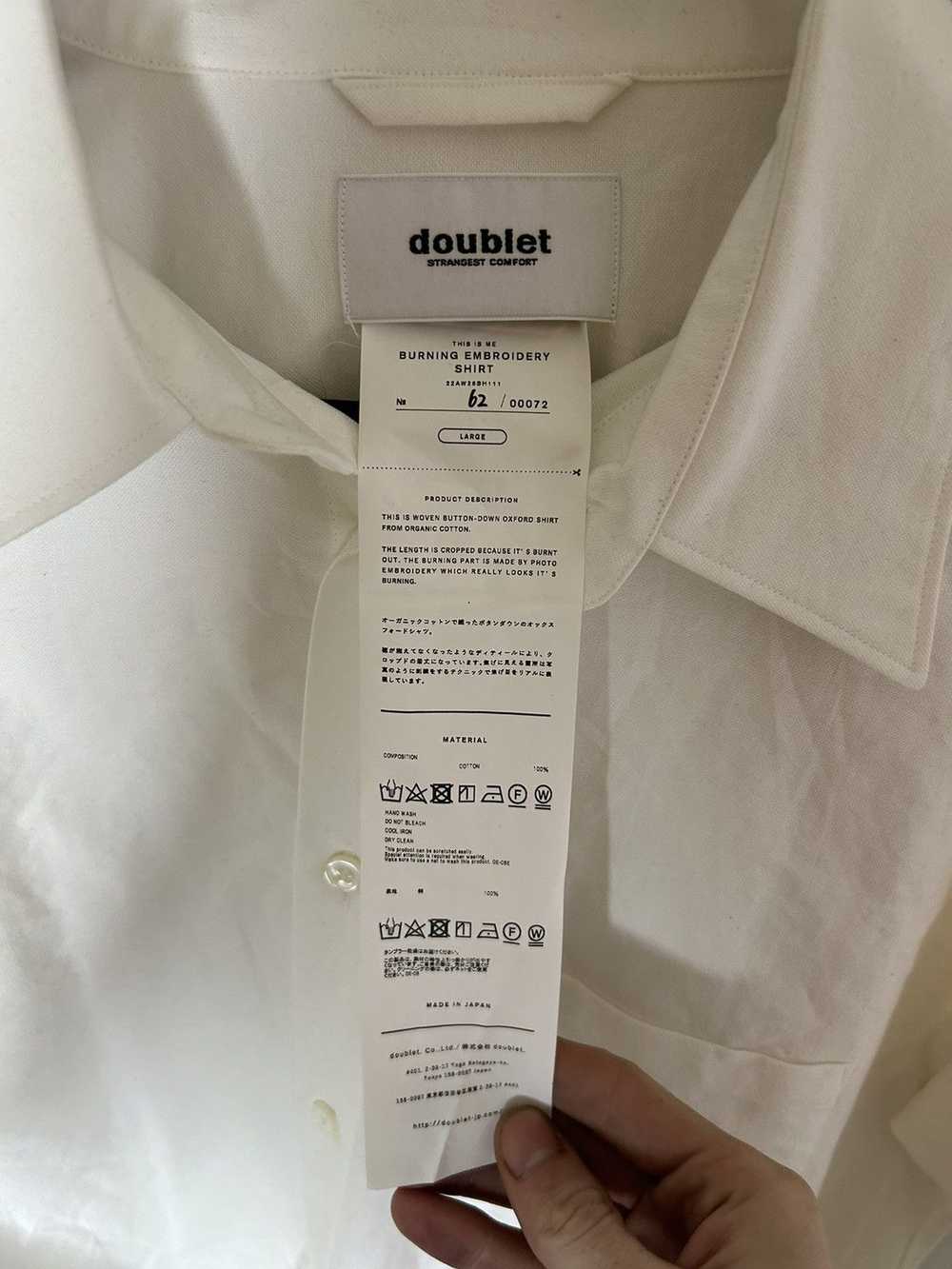 Doublet 1 of 72 burning embroidery shirt GRAIL - image 3