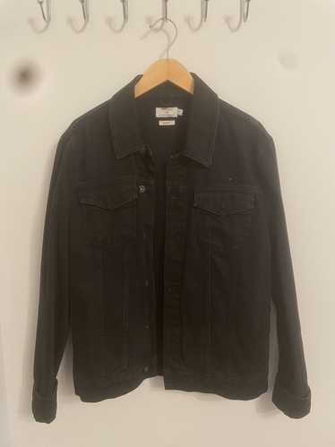 Topman × Topshop Topshop Black Denim Jacket size L