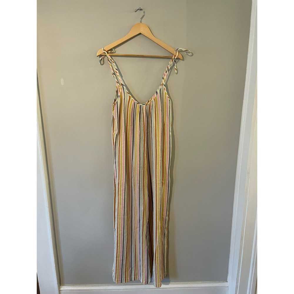 Madewell Multicolor Rainbow Tie Strap Jumpsuit - image 2