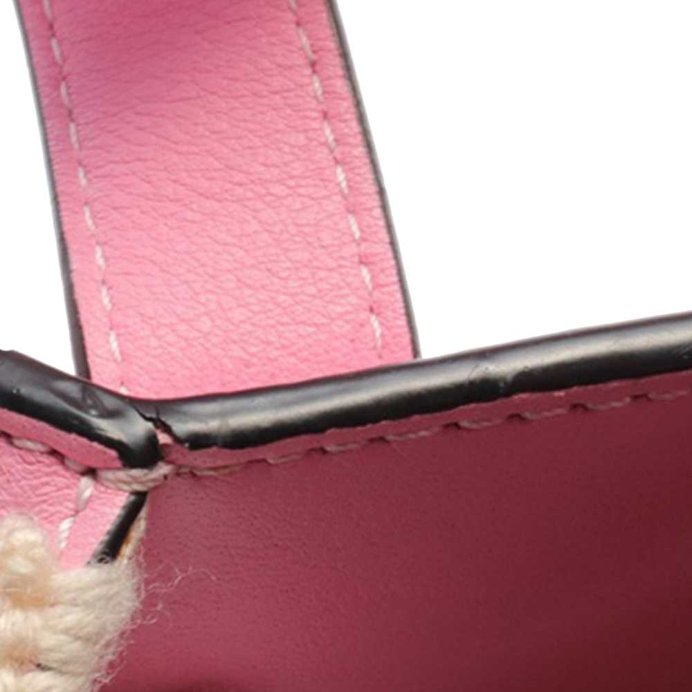 Pink LOEWE Small Leather and Tweed Hammock Bag Sa… - image 7