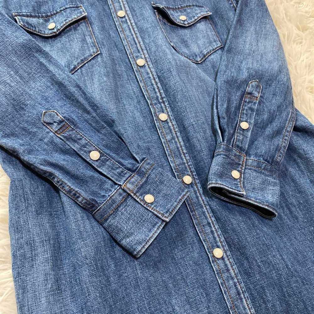 【Excellent condition】23-ku Onward denim one-piece… - image 4