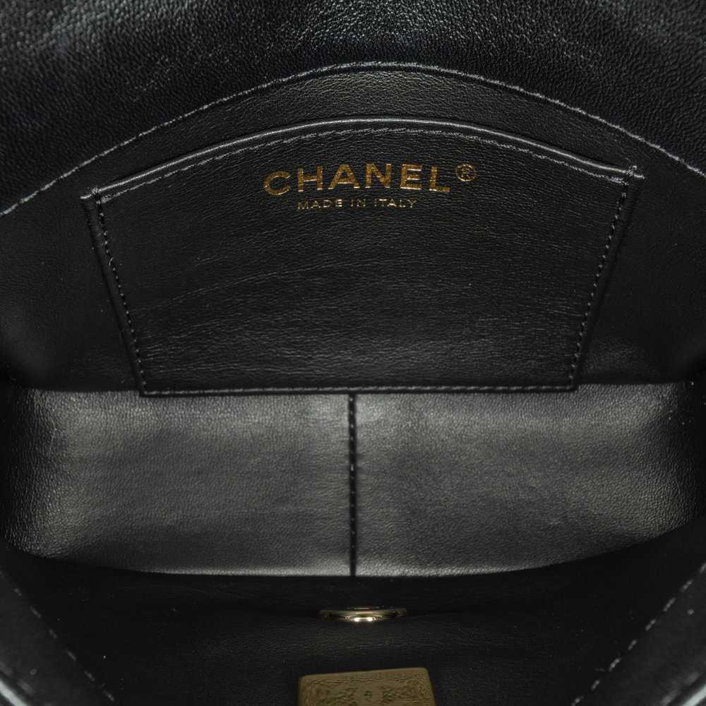 Black Chanel Mini Quilted Lambskin Multi Chain Fl… - image 5