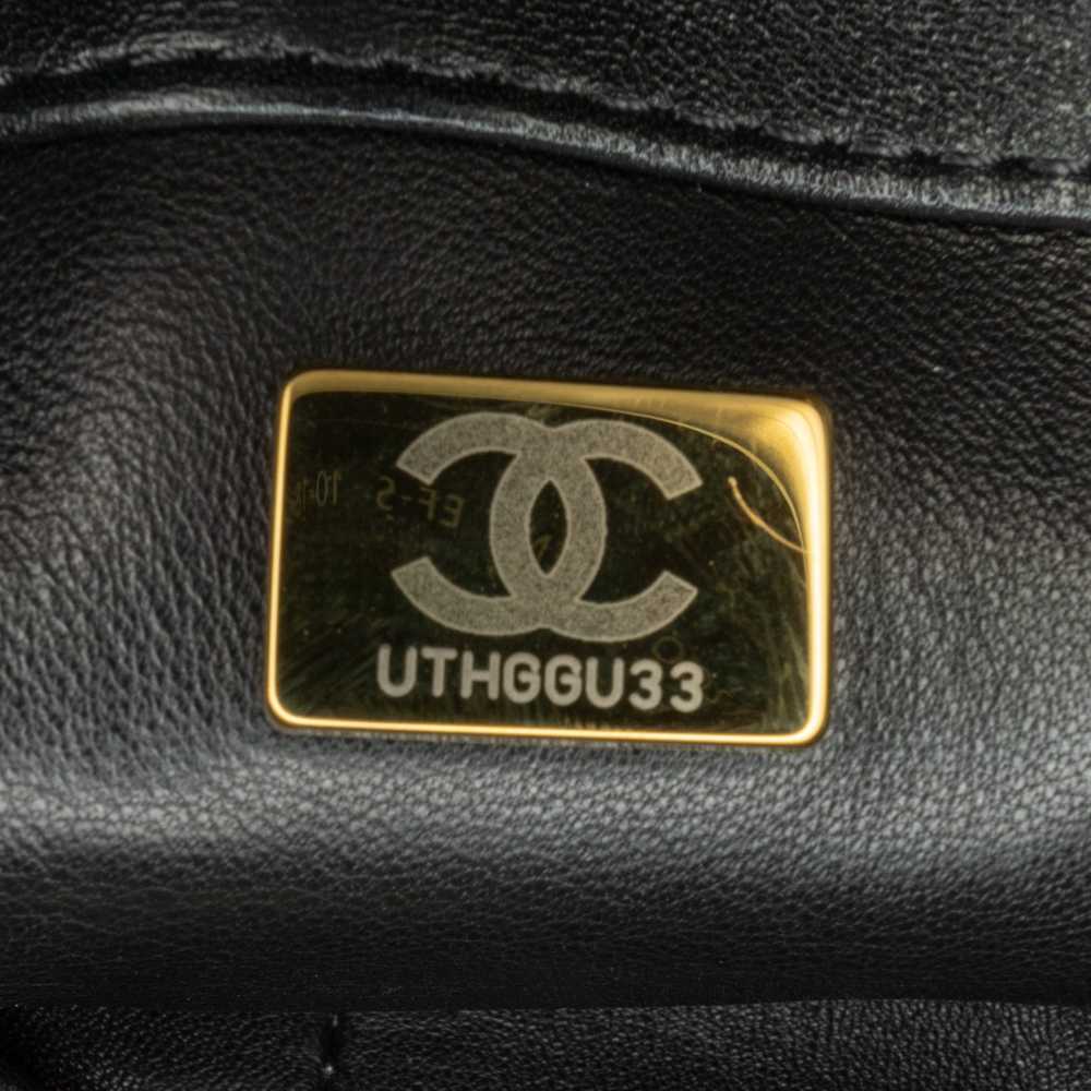 Black Chanel Mini Quilted Lambskin Multi Chain Fl… - image 7