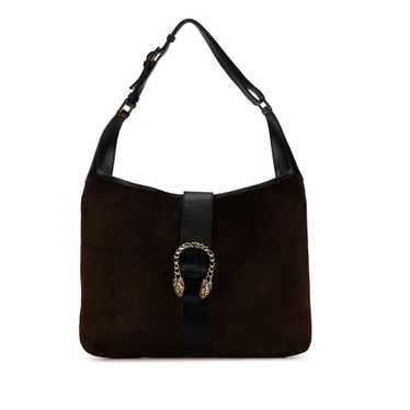 Brown Gucci Suede Dionysus Hobo