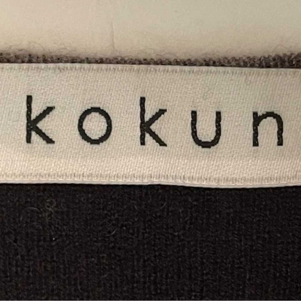 Kokun Black & Tan Bamboo Cashmere Blend Color Blo… - image 7