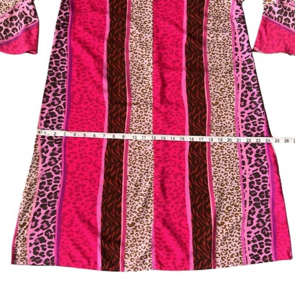 NEW Anthropologie Bl^nk London Pink Animal Print … - image 11