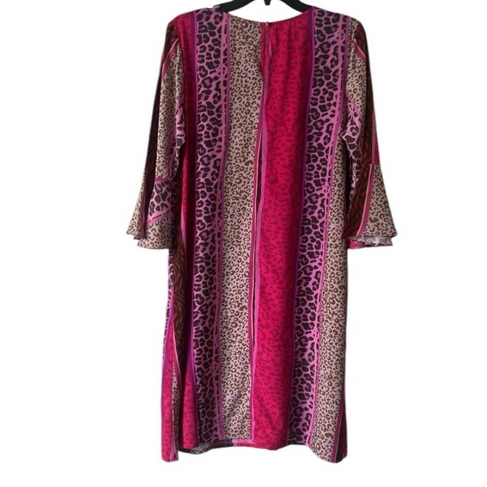 NEW Anthropologie Bl^nk London Pink Animal Print … - image 3